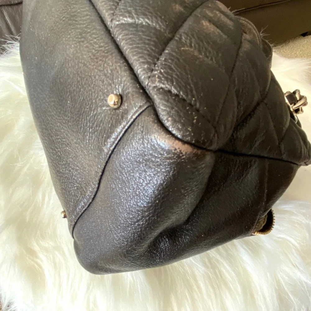 Kate Spade New York Gold Coast Elizabeth Black Leather Shoulder Bag - Picture 14 of 14